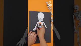 Easy skeleton craft for kids 💀 [upl. by Odnaloy]