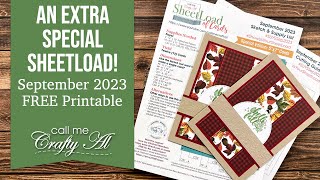 A Super Special SheetLoad of Cards September 2023 Debut amp FREE Printable  50th Edition  5x7 Cards [upl. by Alburg275]