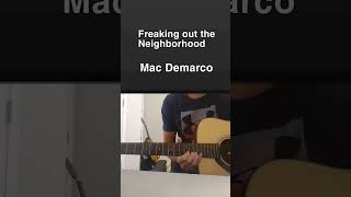 Freaking out the Neighborhood  Mac DeMarco  acoustic cover [upl. by Ecnaiva828]