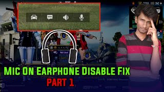 BGMI Mic Not Working With Headphones  BGMI Mic On Earphones Disable Problem 2023 Bgmi mic glitch [upl. by Enriqueta]