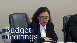 Government ministers appear at budget estimates [upl. by Holladay384]