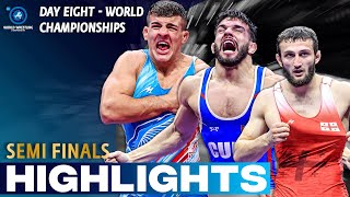 Day 8  Semi Final Highlights  GrecoRoman Wrestling  Senior World Championships 2023 [upl. by Brana]