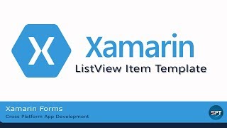 ListViewData Binding amp Item TemplateXamarin Forms in Hindi [upl. by Enilaf59]