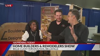 Tims Travels See custommade boulders at the Home Builders amp Remodelers Show in Belleville [upl. by Naj958]