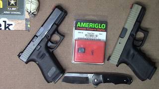 Ameriglo Fiber Optic Glock Sights Review [upl. by Mays]