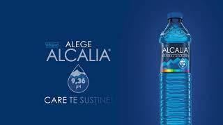 Alege Alcalia apă minerală natural alcalină cu pH de 936 care te susține [upl. by Ardnahs]