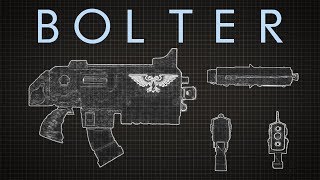 Warhammer 40000 Bolter  Weapon Breakdown [upl. by Burkhart450]