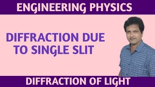 Diffraction  Single slit  Condition for Maxima amp Minima Part1 [upl. by Yeargain225]