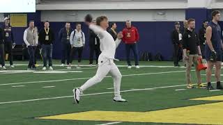 JJ McCarthy Full Pro Day Highlights Every Throw [upl. by Nosac]