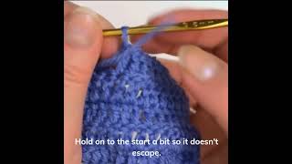 How To Join Yarn In Crochet Without A Knot shorts [upl. by Atiniv]