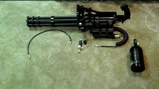 Airsoft Minigun Setup [upl. by Sinaj686]