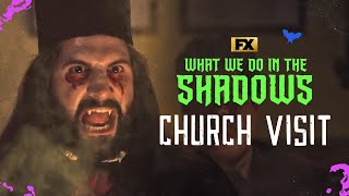 The Vampires Attend a Church Funeral  Scene  What We Do in the Shadows  FX [upl. by Cyrill265]