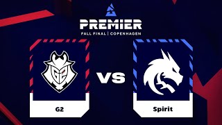 G2 проти Spirit  BLAST Premier Fall Final 2024 [upl. by Nyvrem647]