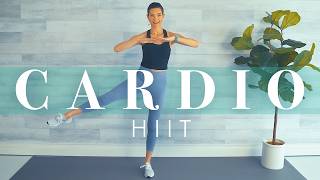 Cardio HIIT Aerobics Workout for Beginners amp Seniors  All Standing amp Low Impact [upl. by Atirehs]