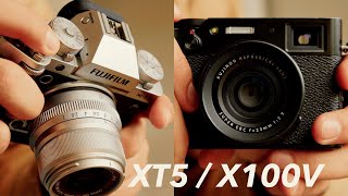 X100V Vs XT5 Comparison [upl. by Hegyera308]