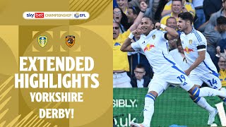 YORKSHIRE DERBY  Leeds United v Hull City extended highlights [upl. by Ninerb]