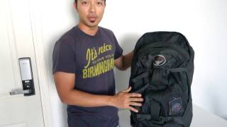 Osprey Farpoint 55L bag Review  Intentional Travelers Travel Gear Reviews [upl. by Kutchins]