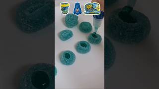 3 types of blue jellies and candy fruitydip pushpop juicydrop mukbang gummy [upl. by Sausa]