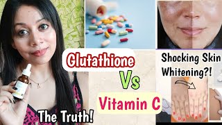 Glutathione Vs Vitamin C For Face Glutathione Before and after [upl. by Fayette]