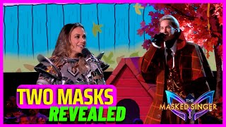 2 Masks REVEALED over Thanksgiving  Masked Singer [upl. by Ellehs]