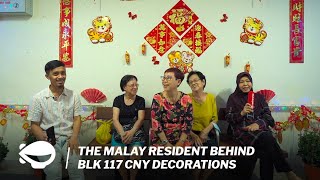 The Malay resident that put up Chinese New Year decorations in Singapore [upl. by Giacobo]