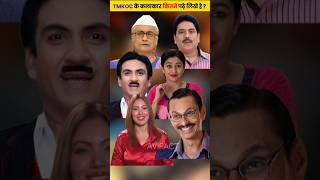 Tmkoc के कलाकार कितने पढ़े लिखे हैं tmkocfacts avifact jhethalal [upl. by Ydospahr]