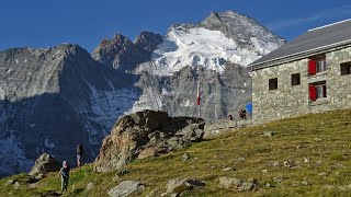 Bergwanderung oberhalb Zermatt  von Bergstation Schwarzsee zur Schönbielhütte Reel [upl. by Kcirneh]