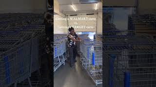 I hated Walmart carts I always got the one with the messed up squeaking wheel pov pointofview [upl. by Bryna]