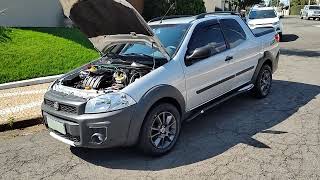 Fiat Strada 2015 14 flex Cabine Dupla 3 portas [upl. by Enilehcim]