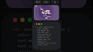 HTML CSS amp JS🤩 html websitedesignerwebsitedesign yazılım javascript kground vscode shorts [upl. by Berhley886]