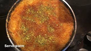 Kunefe Recipe  Turkish Kunefe Recipe [upl. by Itsrik403]