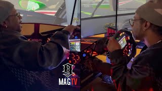 Katt Williams Is Even Funny In A NASCAR Driving Simulator 🏎 [upl. by Otti]