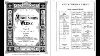 Mendelssohns Hebrides Overture FULL SCORE GM SYNTH JL [upl. by Nereids]