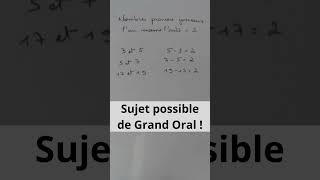 Les nombres jumeaux grandoral [upl. by Theresita]