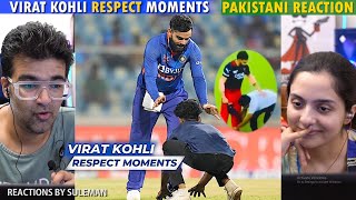 Pakistani Couple Reacts To Virat Kohli Respect amp Emotional Moments  Meeting Fans [upl. by Petr842]