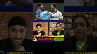 Shoaib Akhtar vs Harbhajan Singh 😍 [upl. by Edmee479]