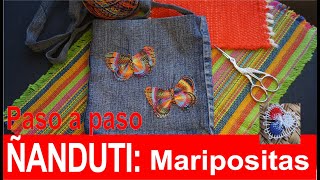 ¡No esperes mas para aprender Ñanduti PASO A PASO tejemos MARIPOSAS 🦋🦋 [upl. by Aehsal]