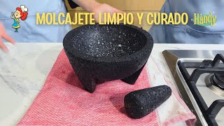 Cómo Curar un Molcajete [upl. by Anivlem]