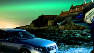 Northern Lights The Aurora Borealis visible over northern England and Scotland [upl. by Emyaj31]