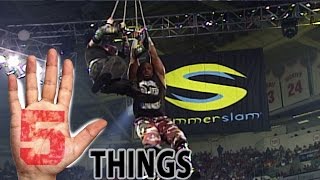 5 incredible SummerSlam Facts  5 Things [upl. by Neelram]