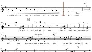 quotGabriellas Songquot from the Movie quotSa som i Himmelenquot BbInstrument Sheet Music [upl. by Kroo856]