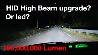 Upgrade Stock Halogen High Beam Bulbs to Xenon HID Or maybe LED [upl. by Caro]