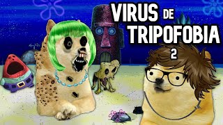 Por BOB ESPONJA una MADRE CREÓ un VIRUS CARNIVORO DE TRIPOFOBIA 2  Juegos con cheems [upl. by Aurea]