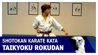 Taikyoku Rokudan Shotokan Karate Kata [upl. by Cherilyn39]