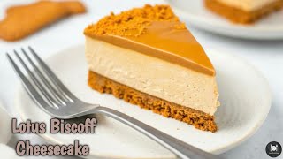 No Bake Lotus Biscoff Cheesecake Recipe  No Egg  No Gelatin  Farahil’s Kitchen [upl. by Odessa]