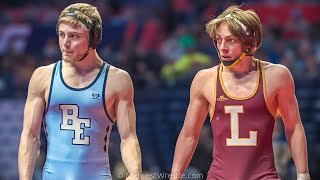 138 3A – Warren Zeisset G of Belleville East IL vs Logan Kaminski R of Lockport IL [upl. by Lativa]