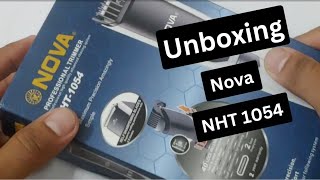 Unboxing Of Nova Trimmer NHT1054  Nova Trimmer Unboxing [upl. by Lachus]