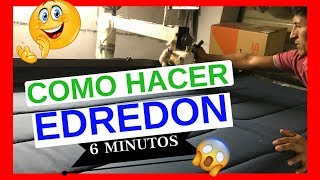 Cómo HACER EDREDONES para CAMA PASO A PASO Cómo HACER UN EDREDON PARA CAMA 5 MINUTOS😱 [upl. by Good]