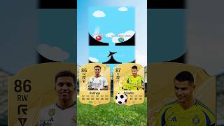 FIFA25 86Rodrygo 🆚 87Ronaldo 👀👑😱 football shorts [upl. by Ahcatan]