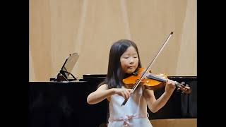 Siyoons violin 39 Gigue from Sonata in d minor  FMVeracini violin concert 20241026 [upl. by Rap]